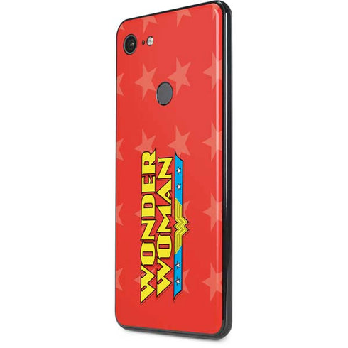 DC Comics Wonder Woman Logo Google Pixel 3 XL Skin